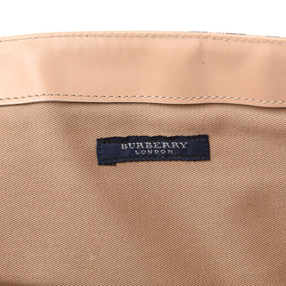 Burberry Canvas House Check Front Pocket Tote Beige 6 of 20