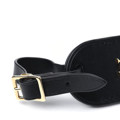 Louis Vuitton Calfskin City Steamer Luggage Tag Black 4 of 4