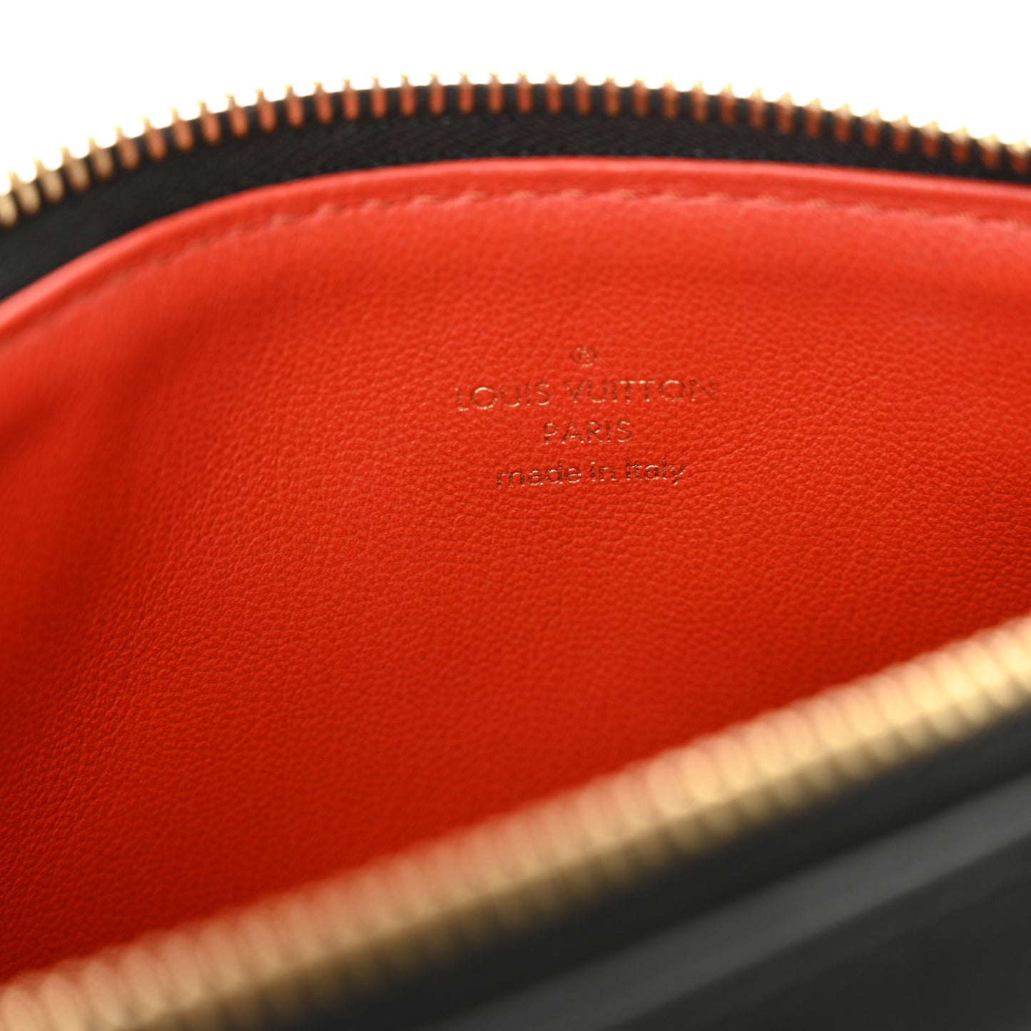 Lambskin Embossed Monogram Coussin BB Black