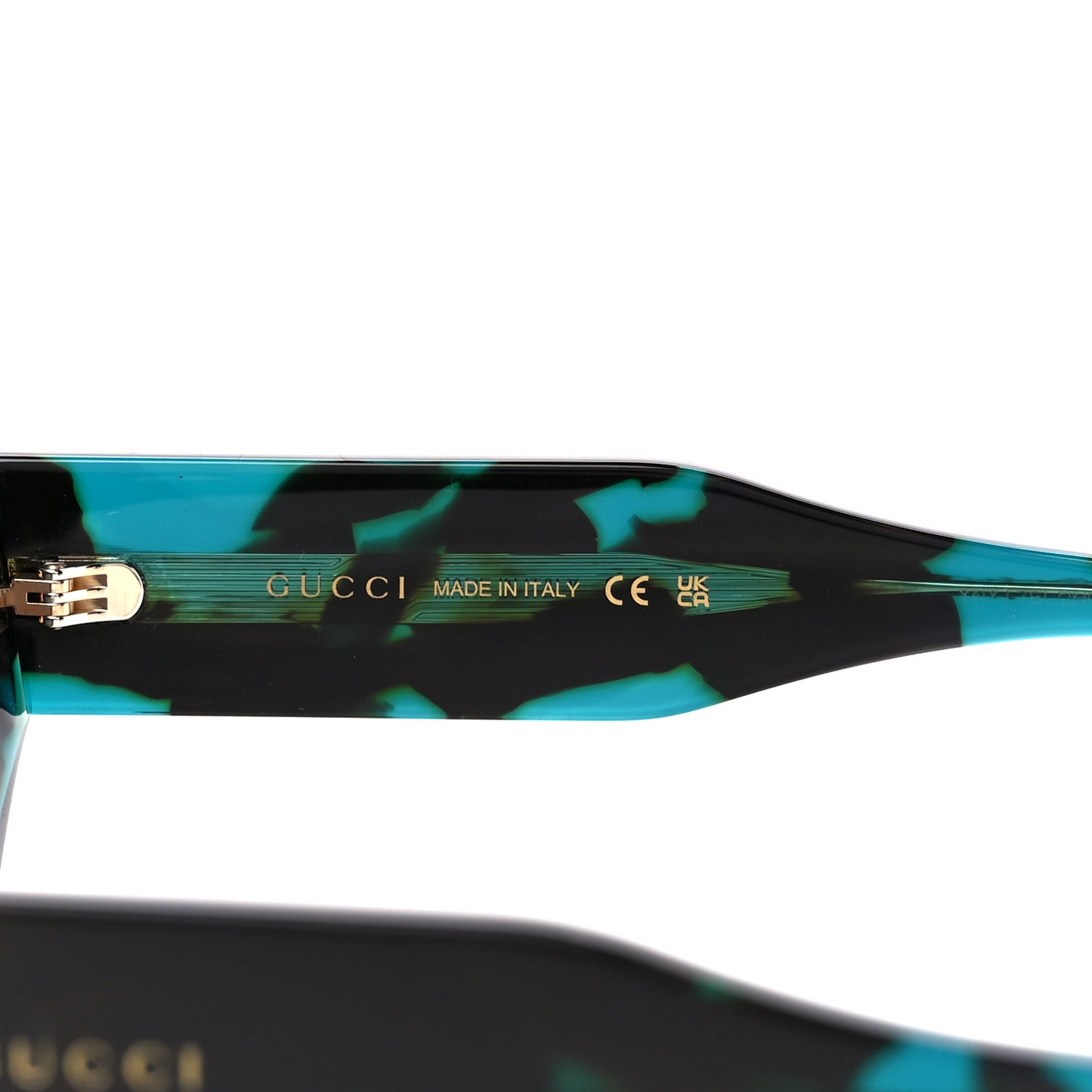 Acetate Rectangle Frame Sunglasses GG1215S Blue