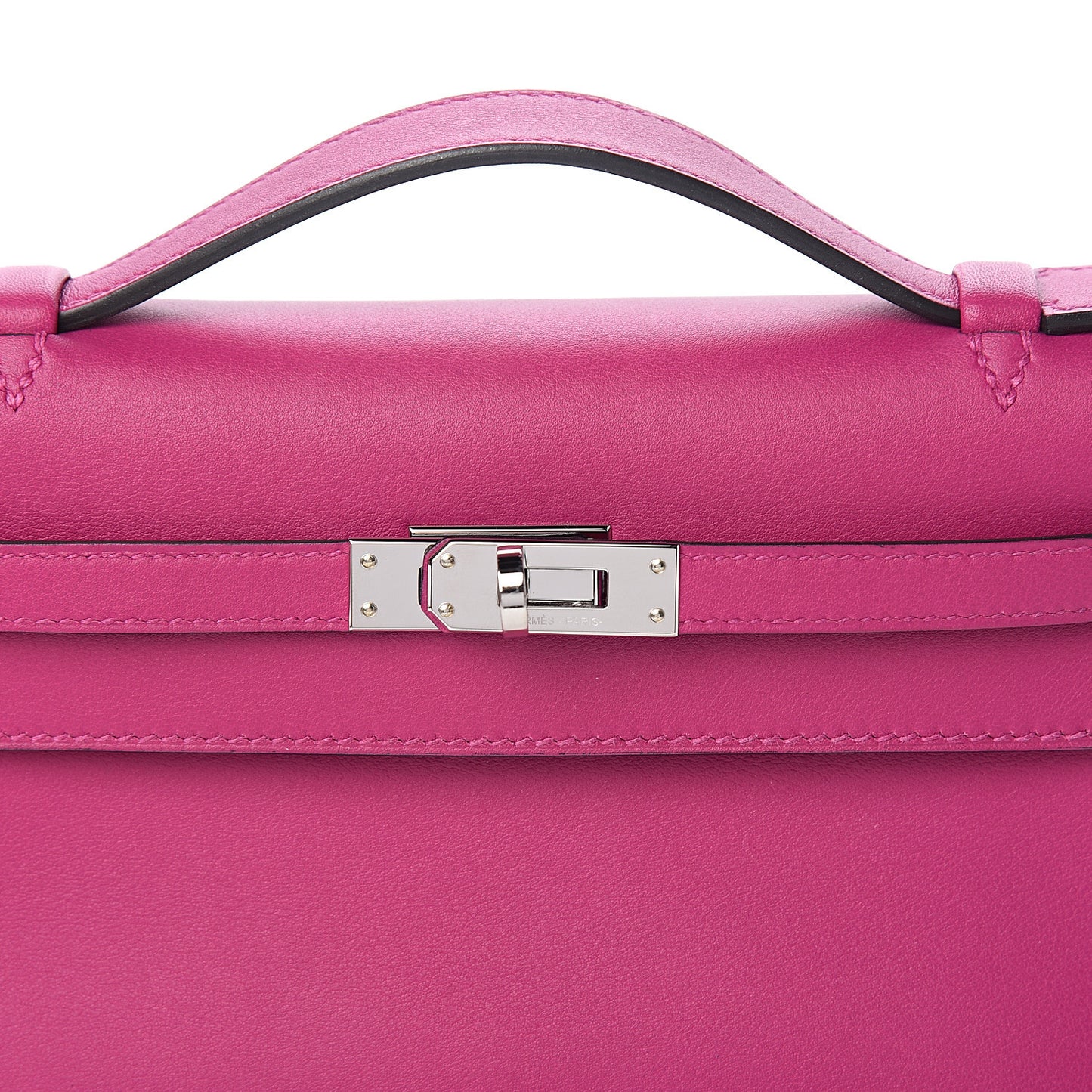 Swift Kelly Pochette Clutch Rose Pourpre