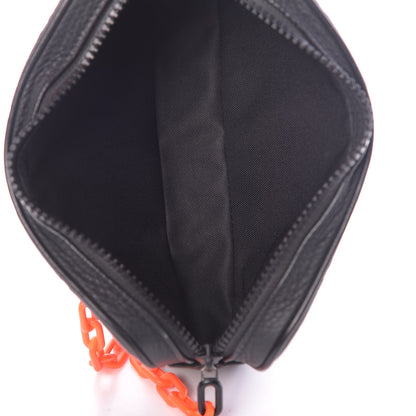 Louis Vuitton Taurillon Monogram Uniformes Solar Ray Soft Pochette Volga Belt Bag Black 5 of 12