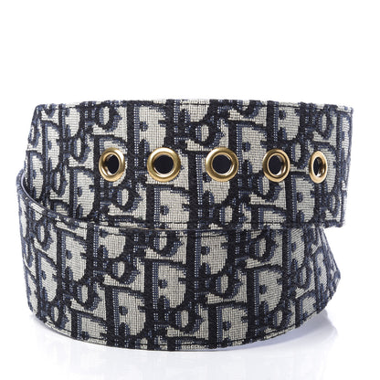 Christian Dior Oblique Diorquake Belt 70 Blue Multi 3 of 7