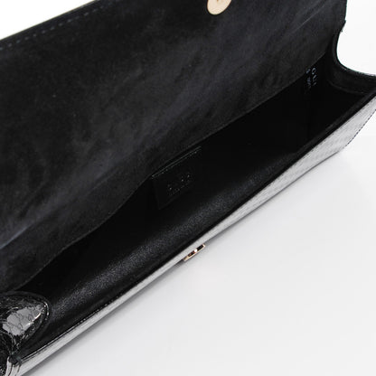Gucci Patent Microguccissima Small Broadway Clutch Black 7 of 7