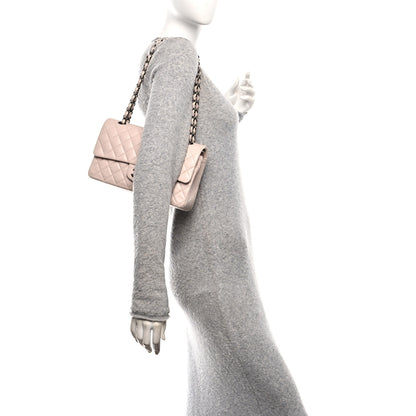 Chanel Caviar Quilted Medium Double Flap Light Pink 2 of 11