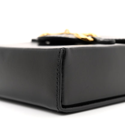 Gucci Textured Dollar Calfskin Mini Horsebit 1955 Crossbody Bag Black 10 of 16