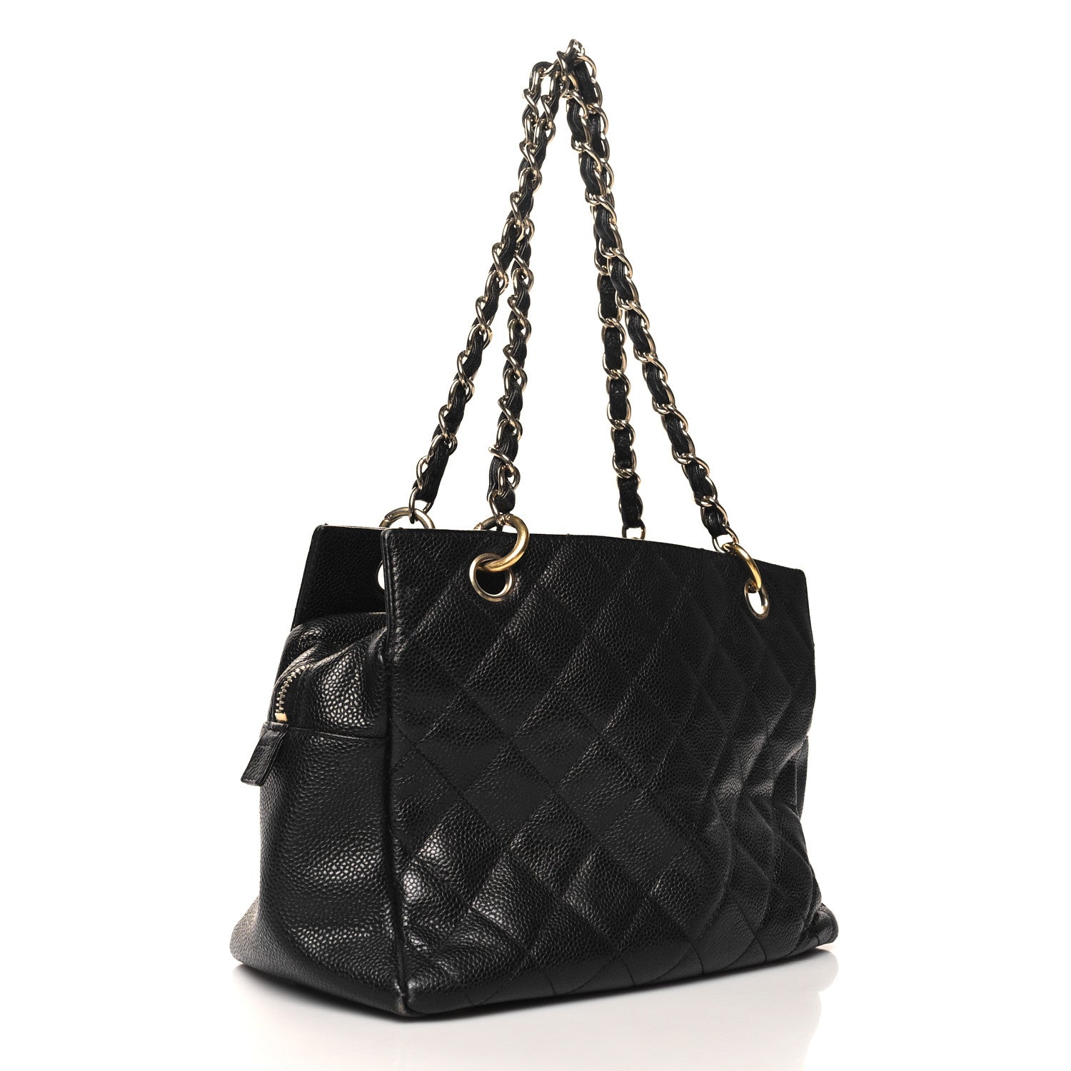 Chanel Caviar Quilted Petit Timeless Tote PTT Black 3 of 14