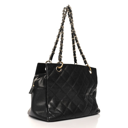 Chanel Caviar Quilted Petit Timeless Tote PTT Black 3 of 14