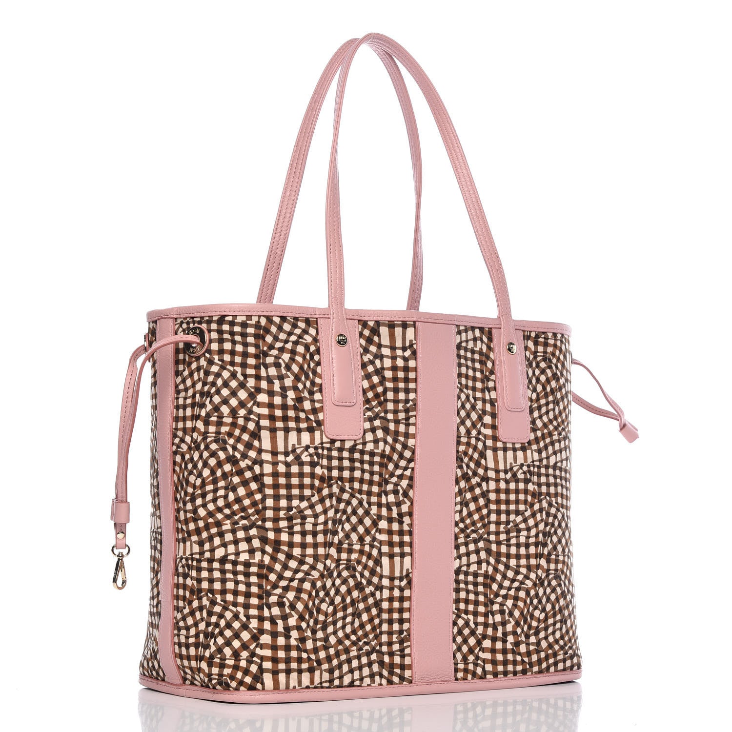 MCM Visetos Medium Liz Reversible Shopper Tote Soft Pink 6 of 15