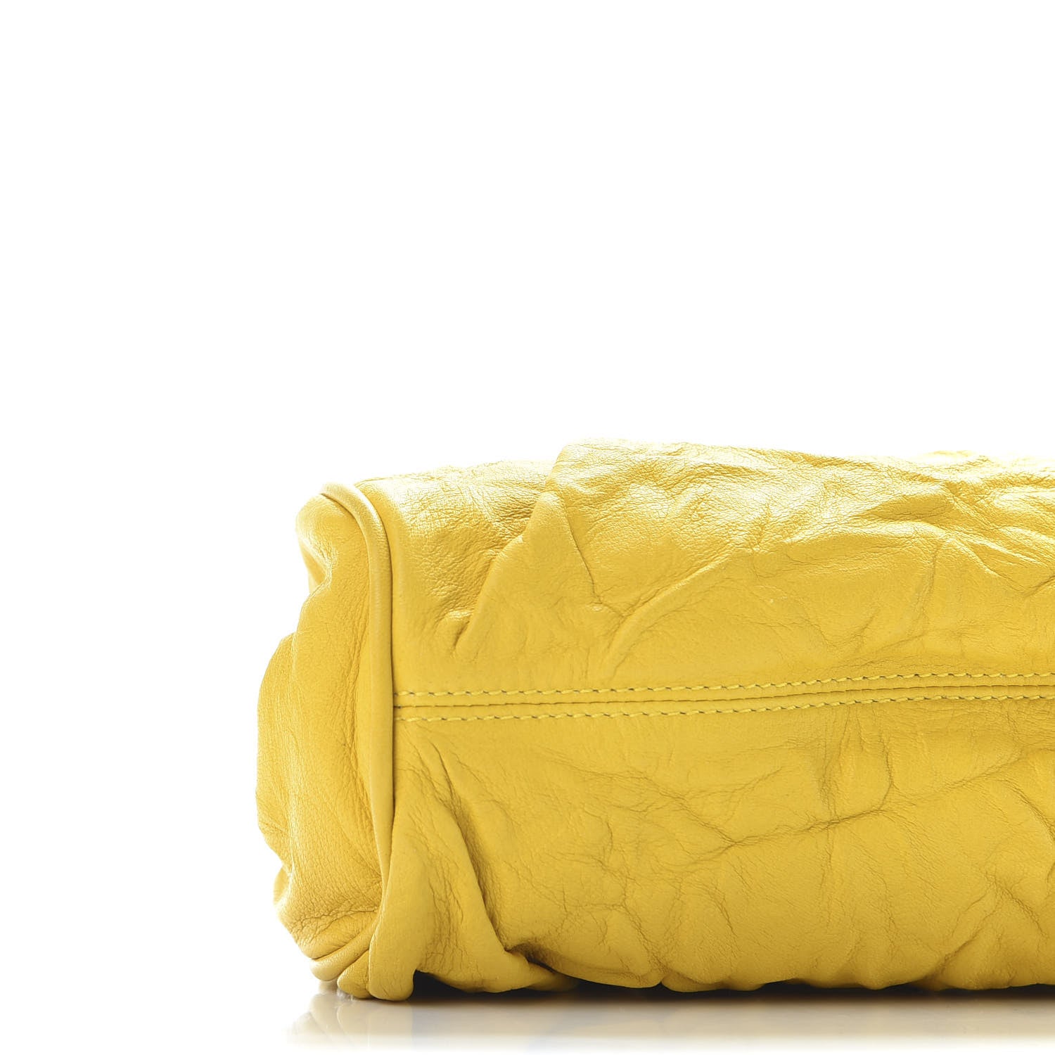 Dolce & Gabbana Calfskin Small Kiss Lock Frame Clutch Giallo 5 of 10