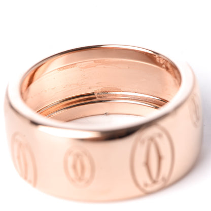 Cartier 18K Pink Gold 8mm Happy Birthday Band Ring 49 5 7 of 7