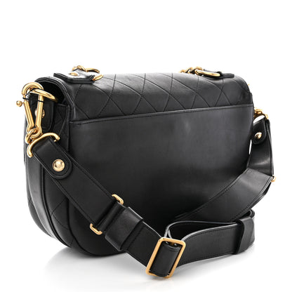 Chanel Calfskin Stitched Small Paris in Rome Messenger Black 3 of 13