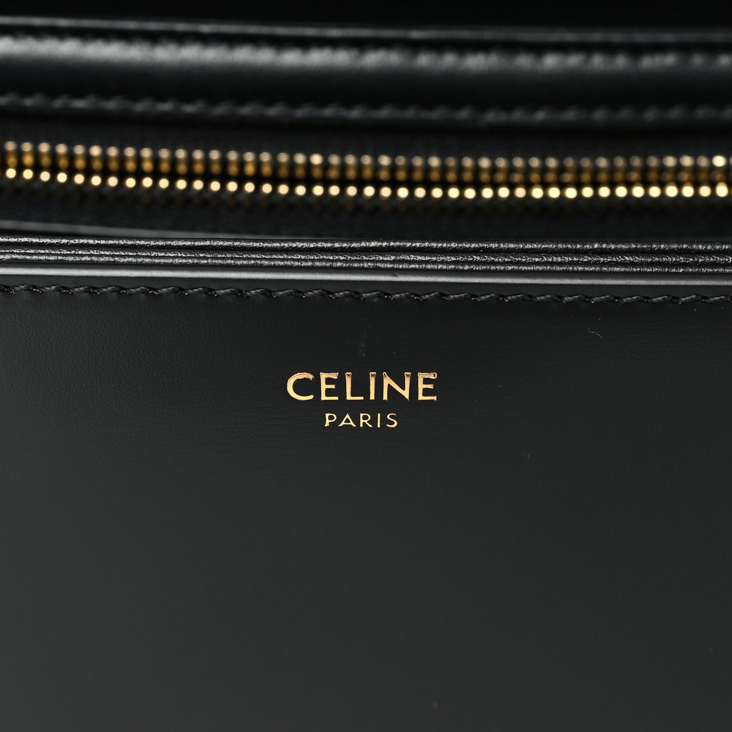 Shiny Calfskin Teen Triomphe Black