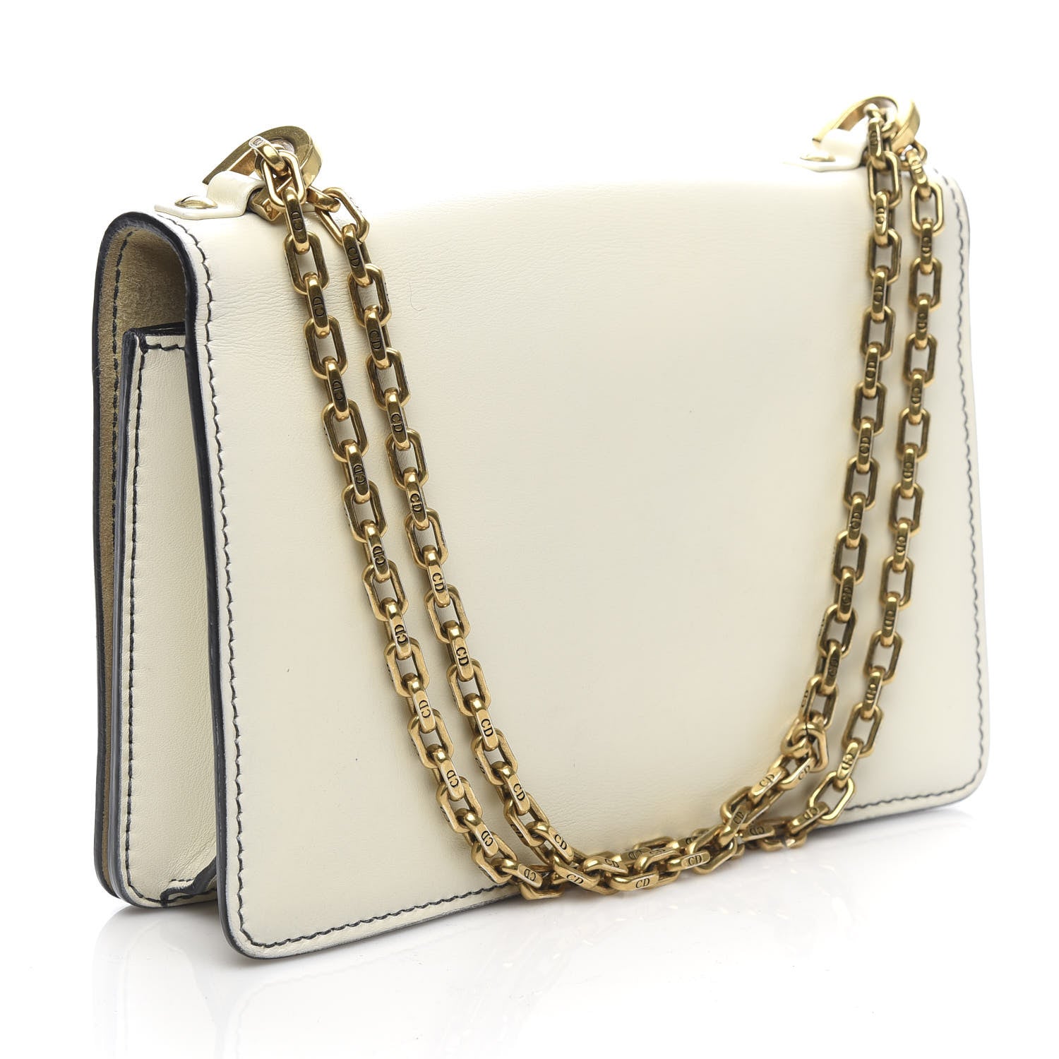 Christian Dior Calfskin J'Adior Chain Flap Bag Off White 3 of 11