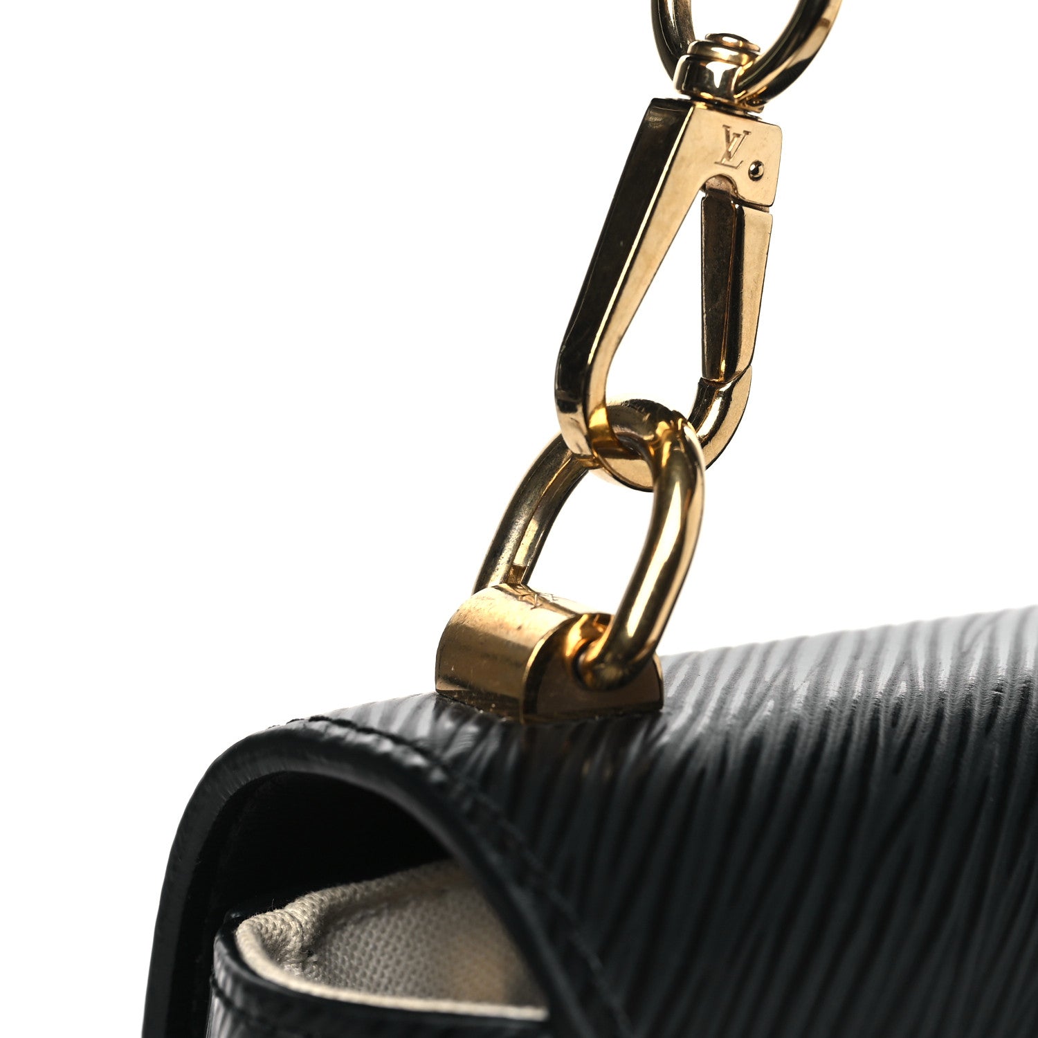 Louis Vuitton Epi Twist Top Handle Shoulder Bag MM Black 11 of 14