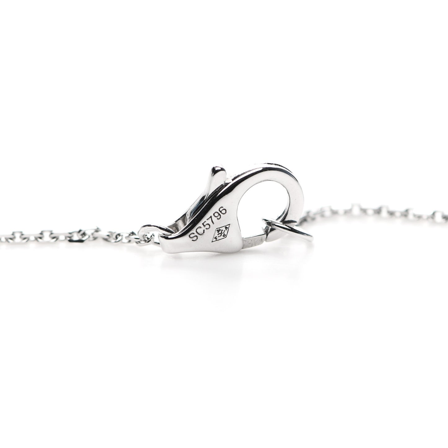 18K White Gold Diamond Caresse D'Orchidees Par Cartier Necklace