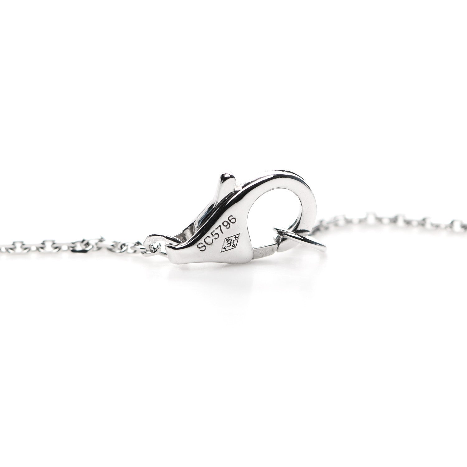 Cartier 18K White Gold Diamond Caresse D'Orchidees Par Cartier Necklace 5 of 6