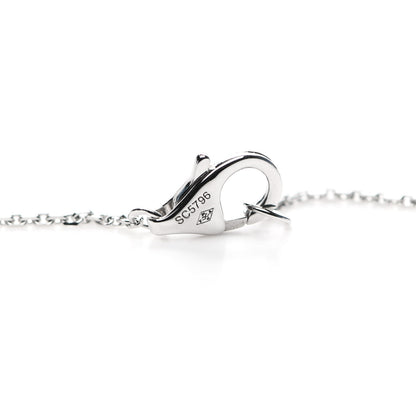 Cartier 18K White Gold Diamond Caresse D'Orchidees Par Cartier Necklace 5 of 6