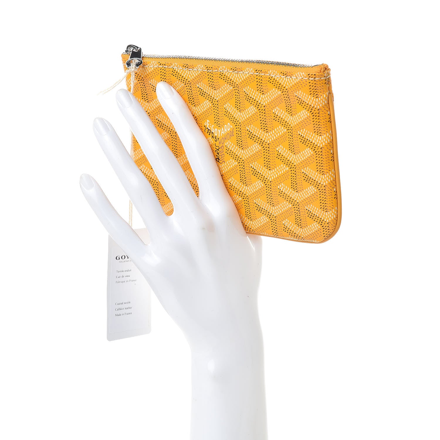 Goyard Goyardine Mini Senat Pochette Yellow 2 of 6