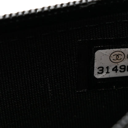 Chanel Caviar Quilted Boy Clutch With Chain Black 7 of 7