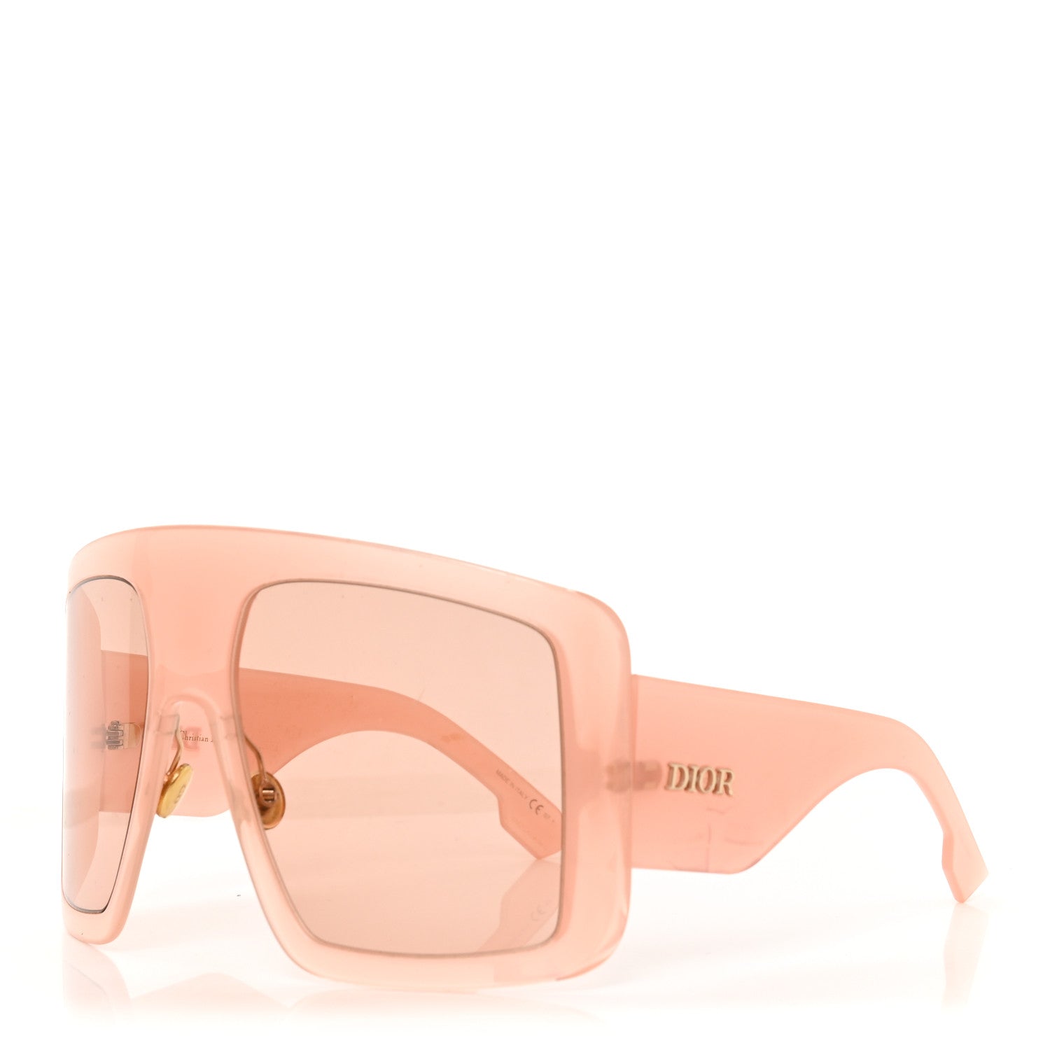 Christian Dior Acetate DiorSo Light 1 Shield Sunglasses Pink 1 of 7