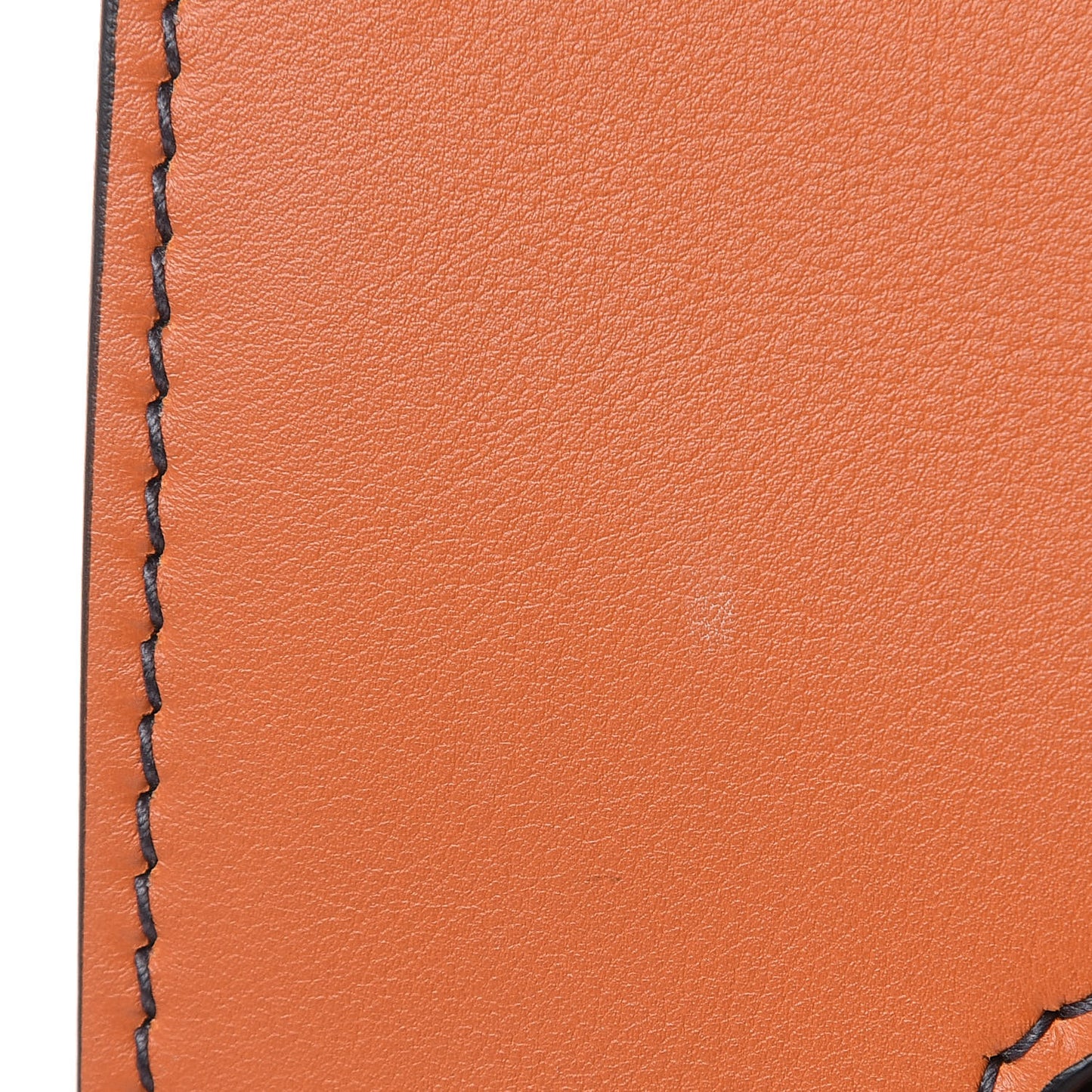 Calfskin J'Adior Chain Flap Bag Orange