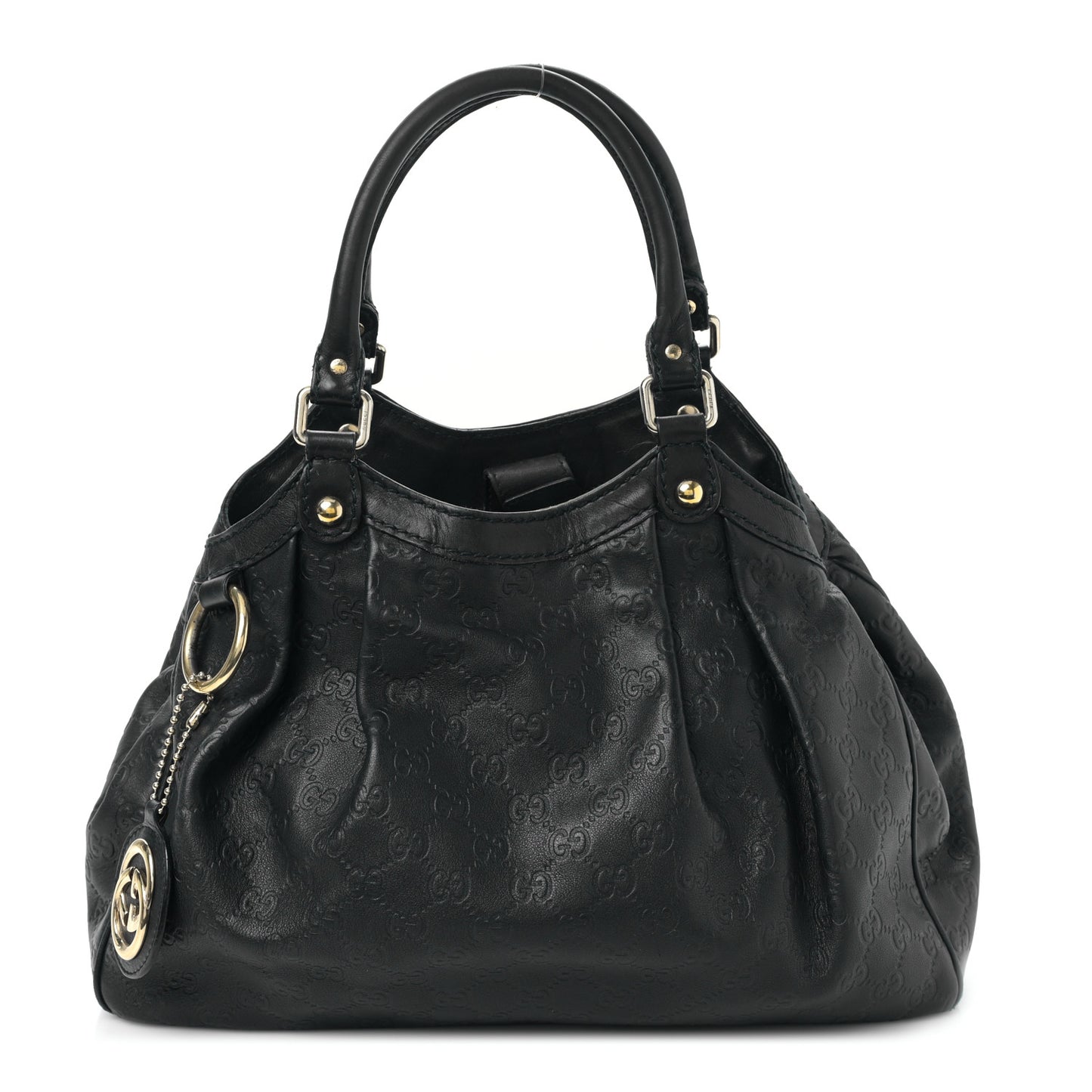 Guccissima Medium Sukey Tote Black