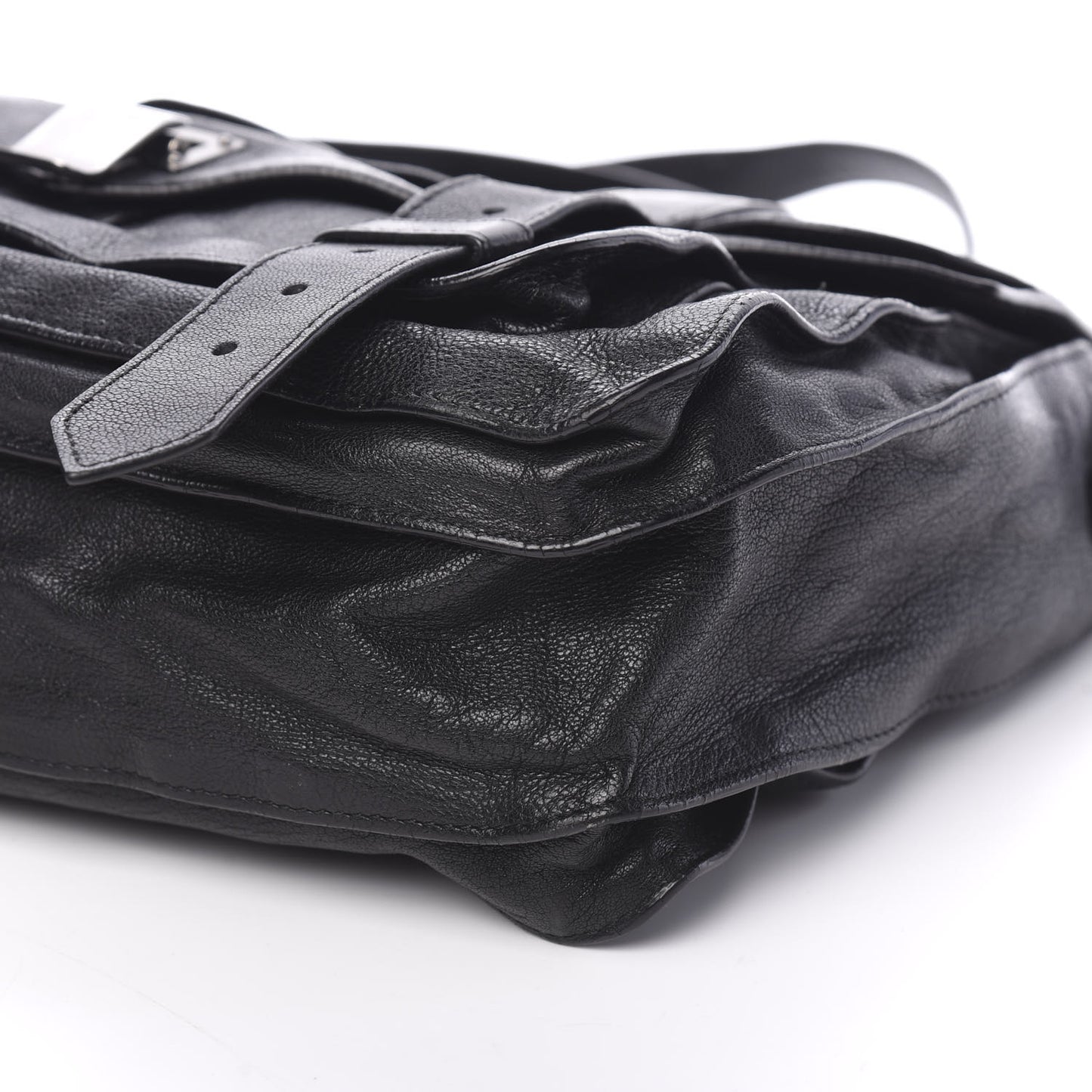 Lambskin Medium PS1 Satchel Black