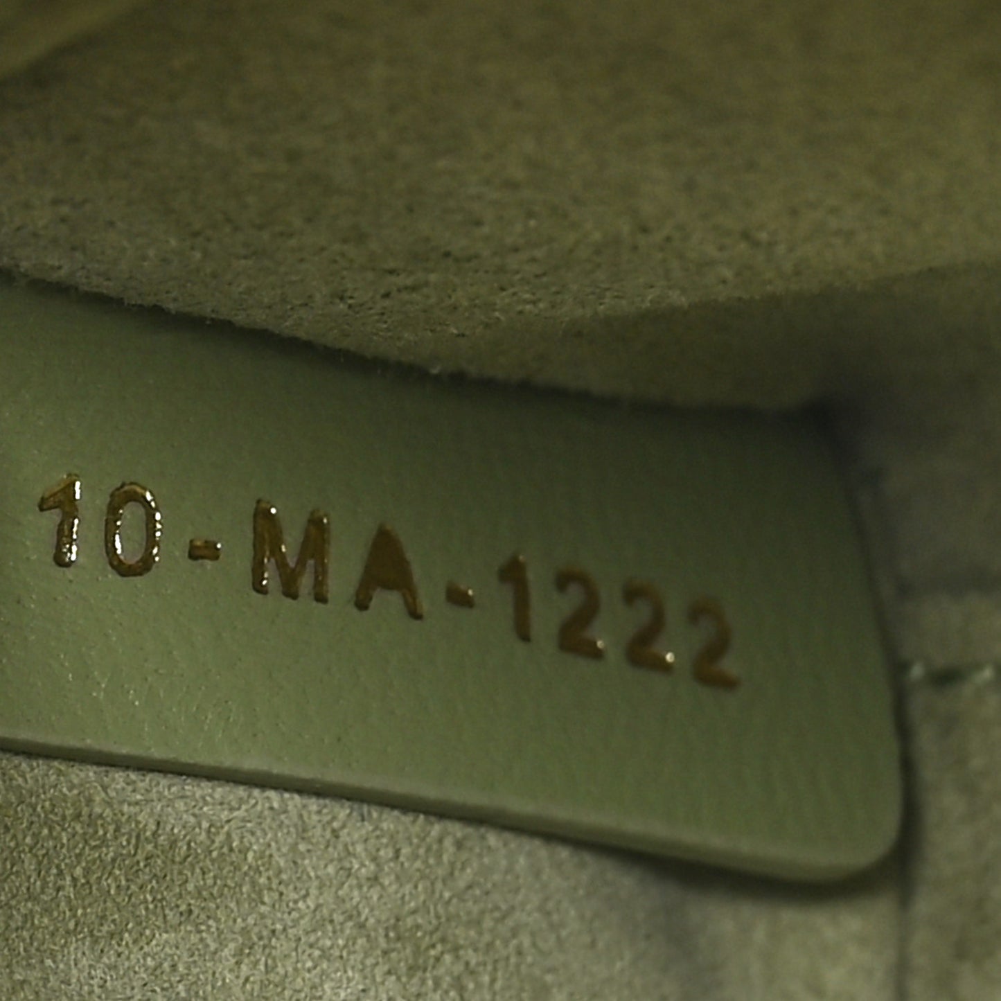 Lambskin Cannage Micro Lady D-Joy Peyote Green