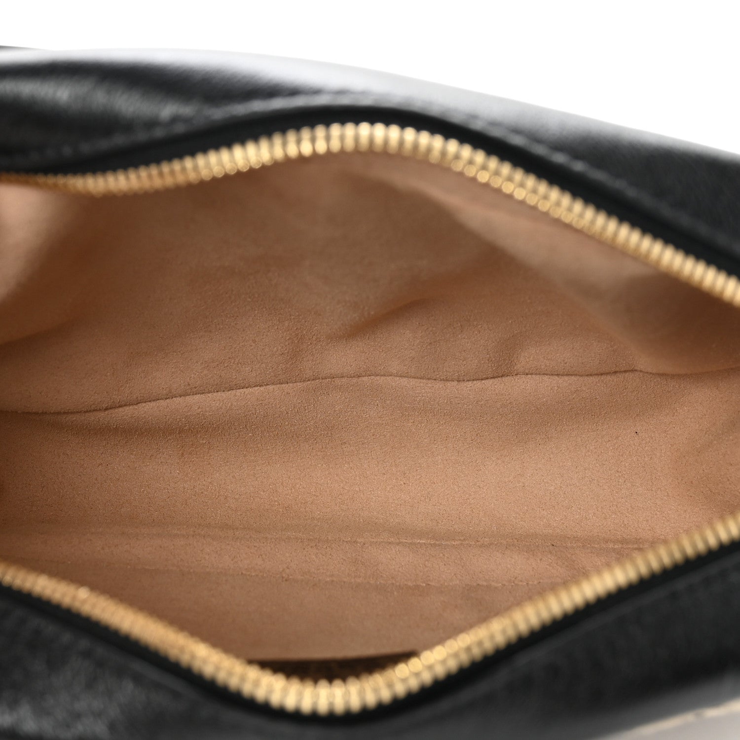 Gucci Monogram Matelasse Diagonal Small GG Marmont Chain Shoulder Bag Beige Black 4 of 9