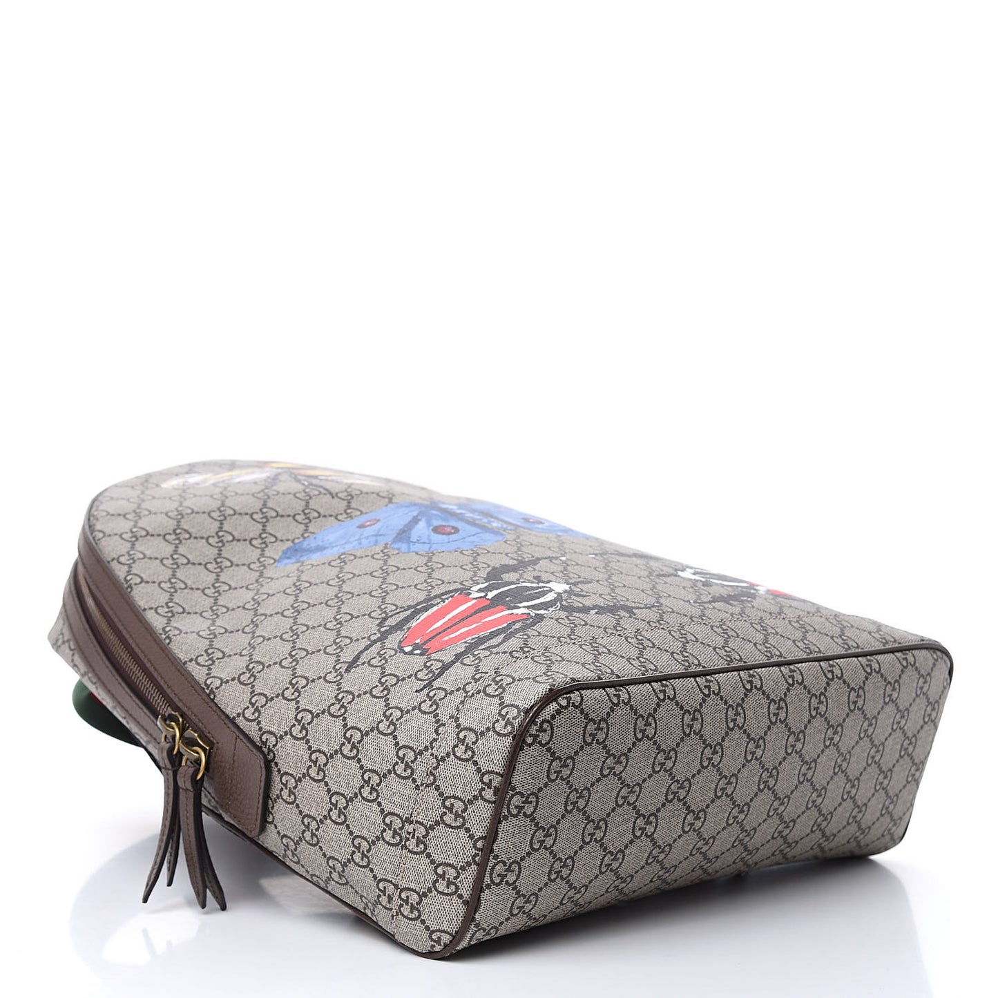 GG Supreme Monogram Web Insect Dome Backpack