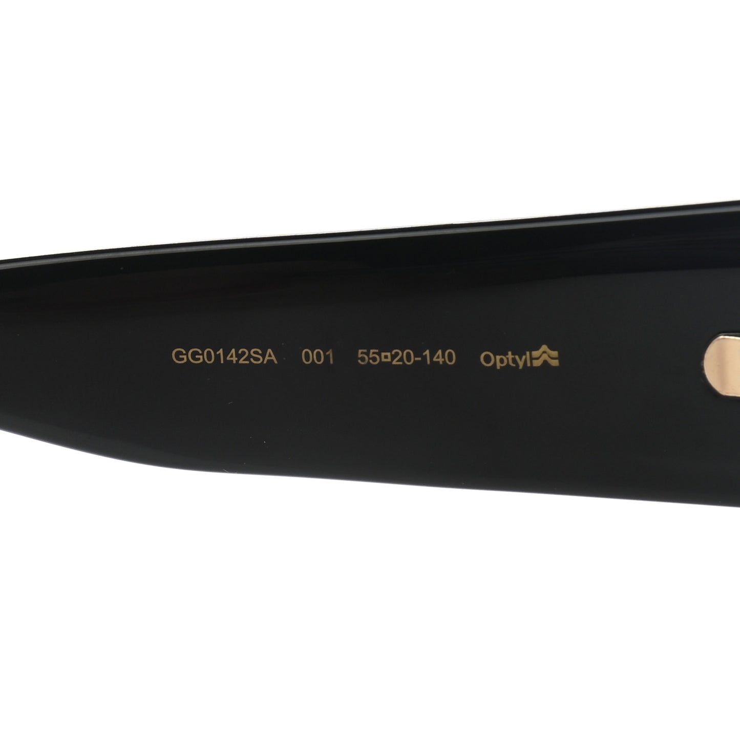 Acetate Square Frame Sunglasses GG0142SA Black