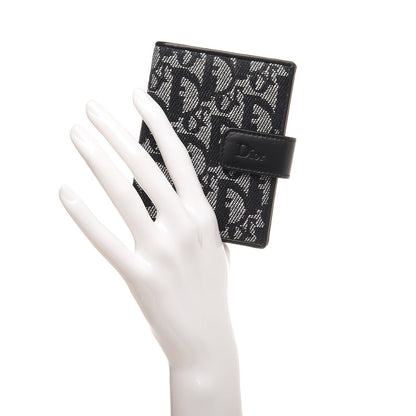 Christian Dior Monogram Compact Wallet Black 2 of 6