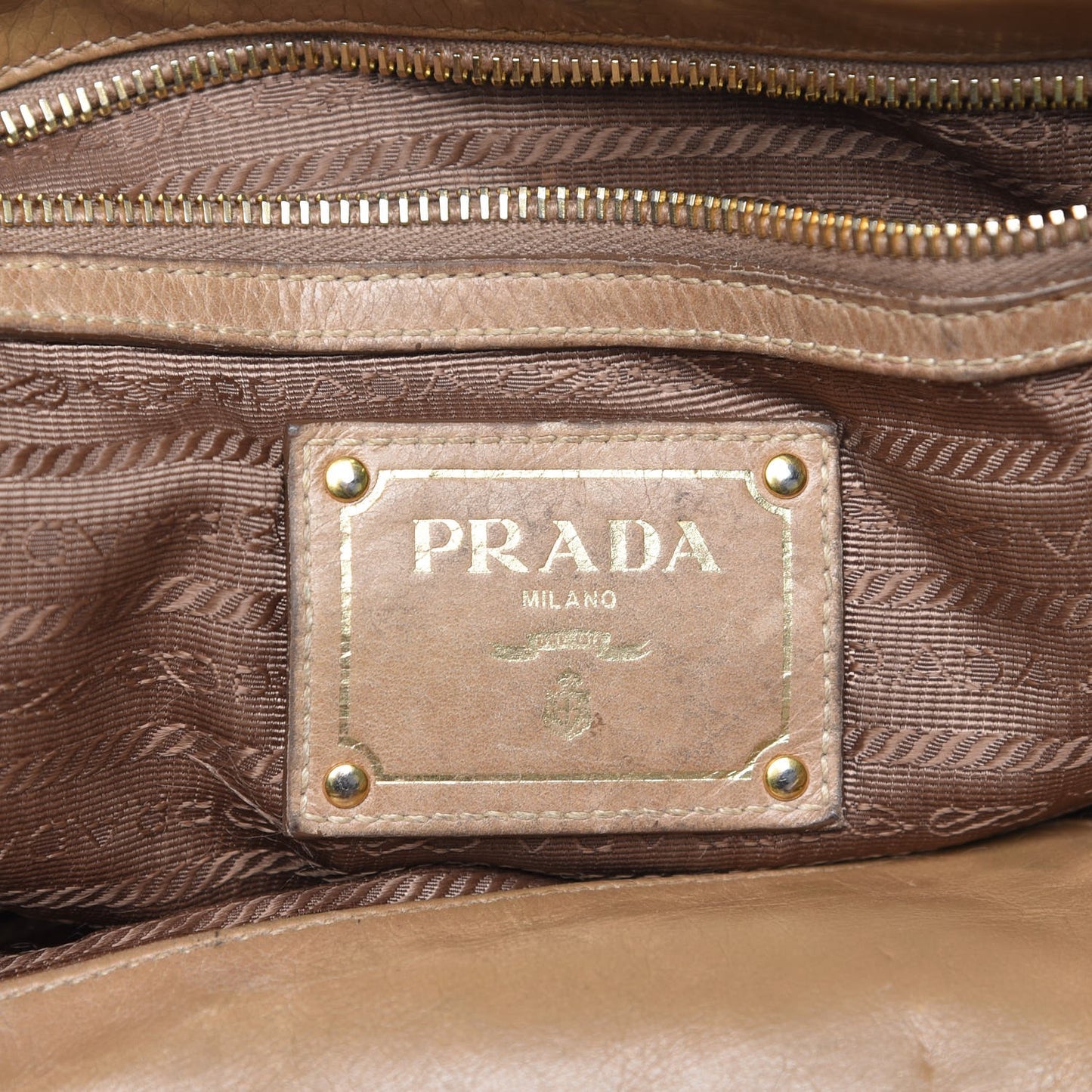 Vitello Shine Shopping Satchel Giunco