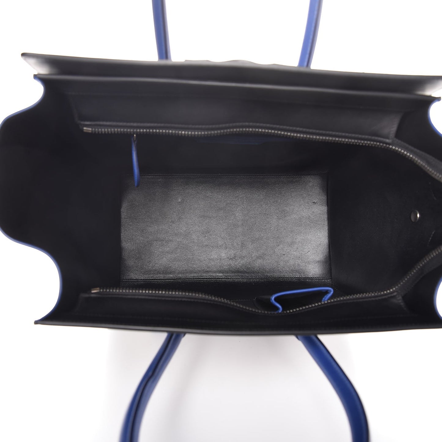 Canvas Smooth Calfskin Mini Tri-Color Luggage Indigo