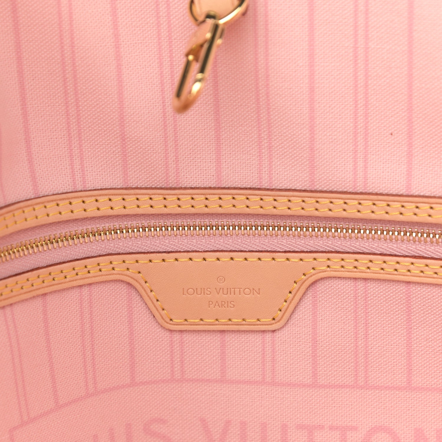 Louis Vuitton Damier Azur Neo Neverfull MM Rose Ballerine 7 of 10