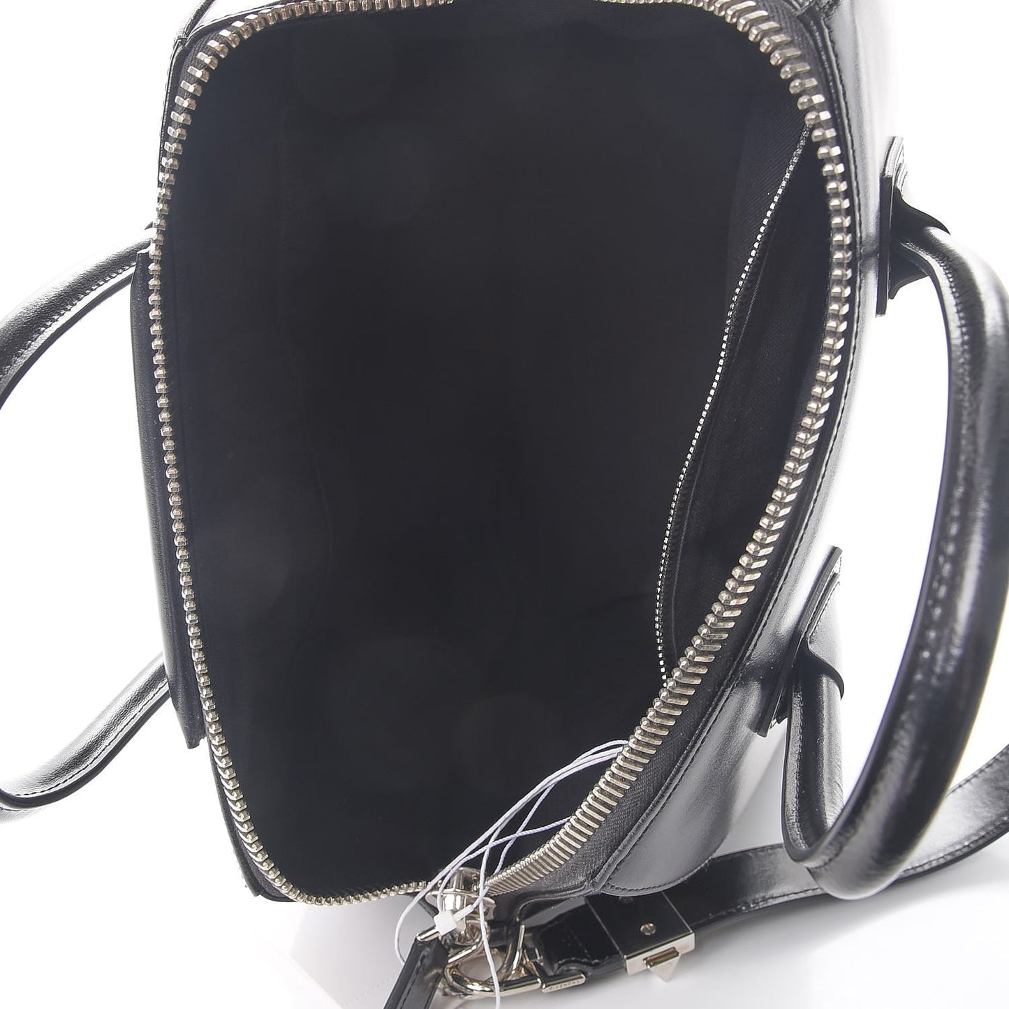 Shiny Lord Calfskin Medium Antigona Black