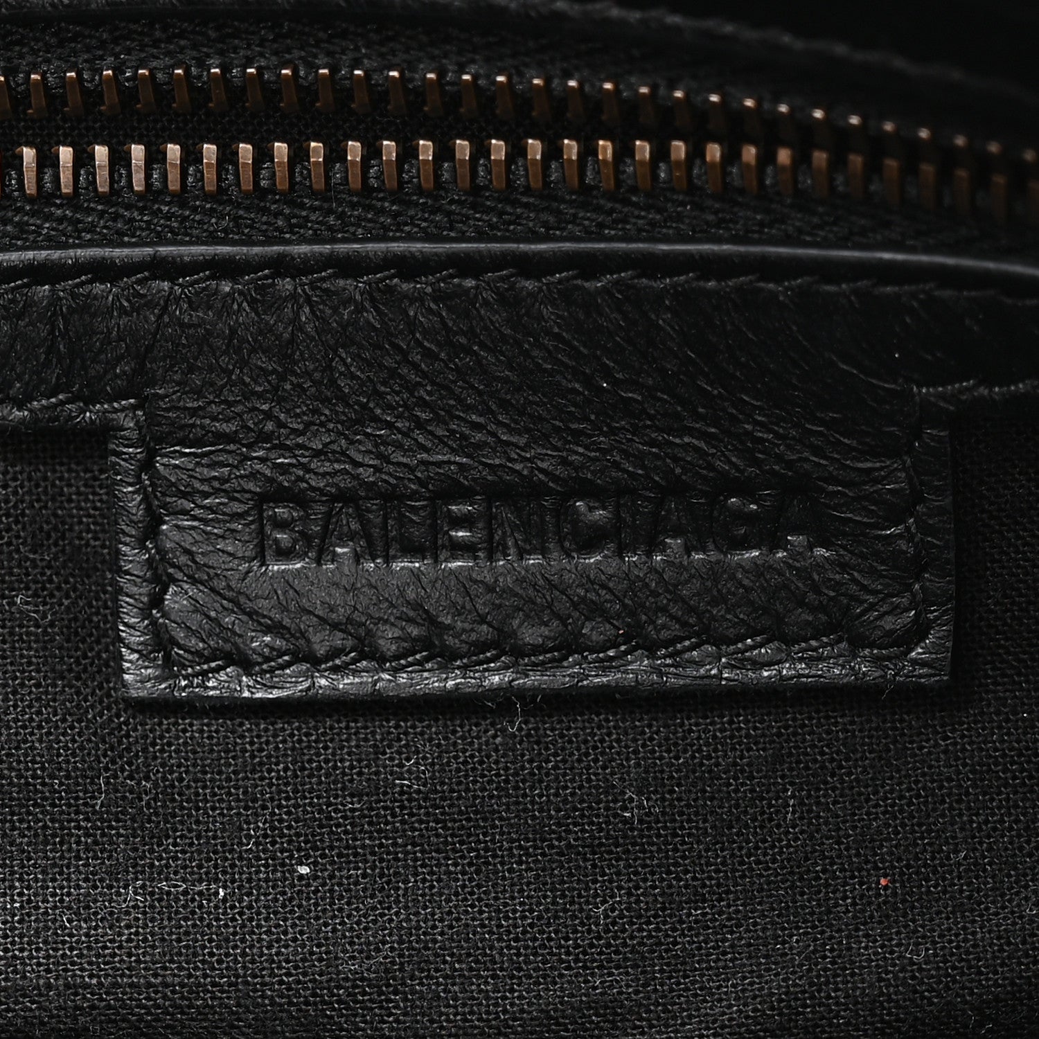 Balenciaga Agneau Arena Classic Hardware Le City First Bag Black 7 of 11