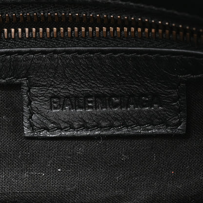 Balenciaga Agneau Arena Classic Hardware Le City First Bag Black 7 of 11