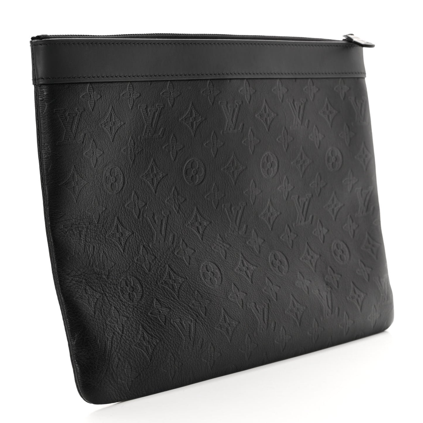 Calfskin Monogram Shadow Discovery Pochette Black