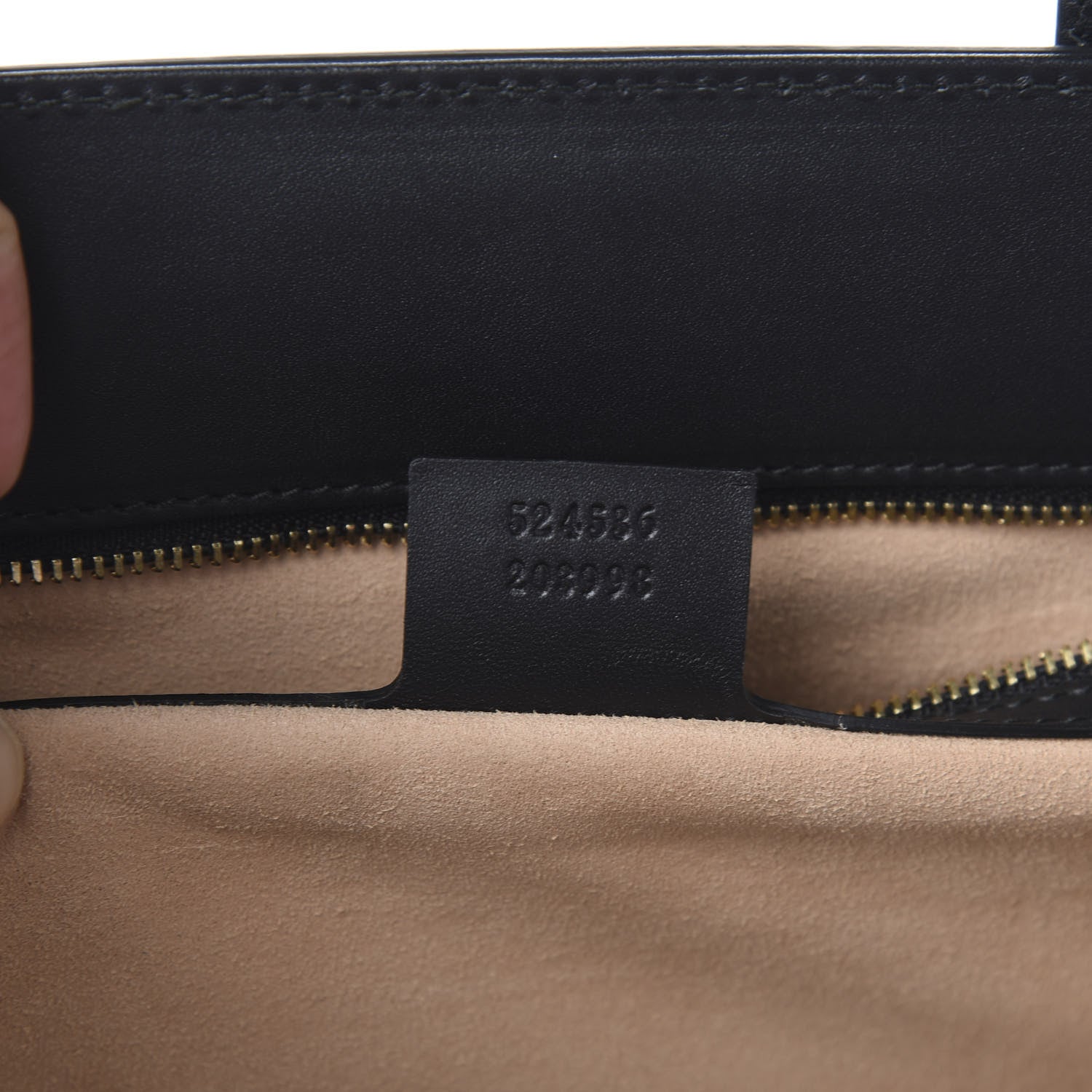 Gucci Suede Patent Web Ophidia Vertical Tote Nocciola Black 6 of 9