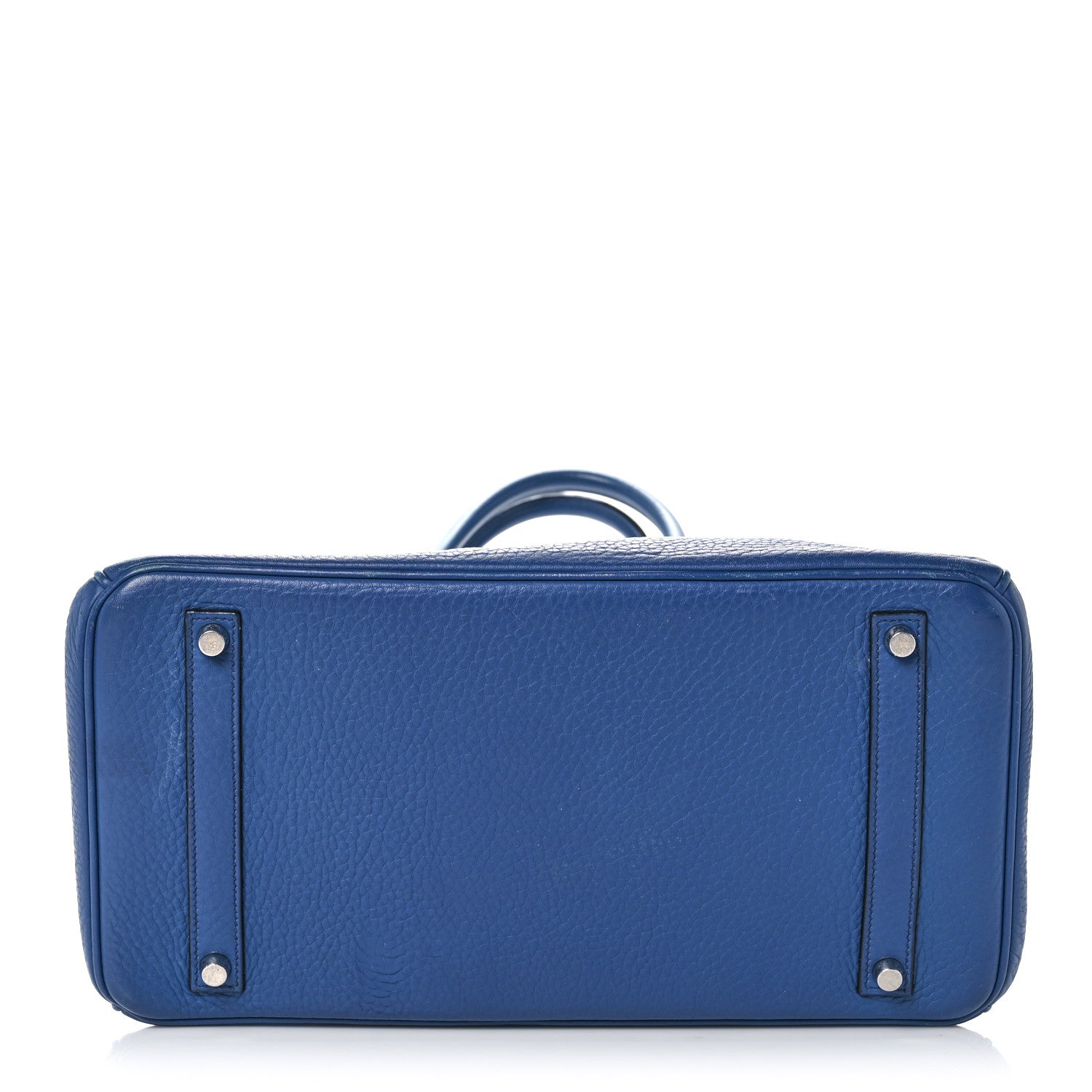 Hermes Taurillon Clemence Birkin 35 Bleu Brighton 5 of 43