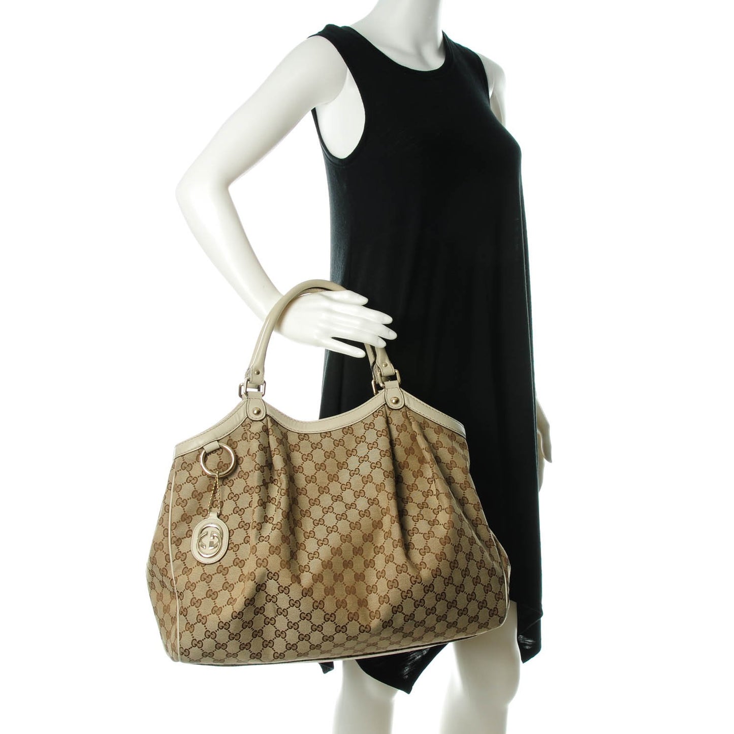 Monogram Large Sukey Tote Off White