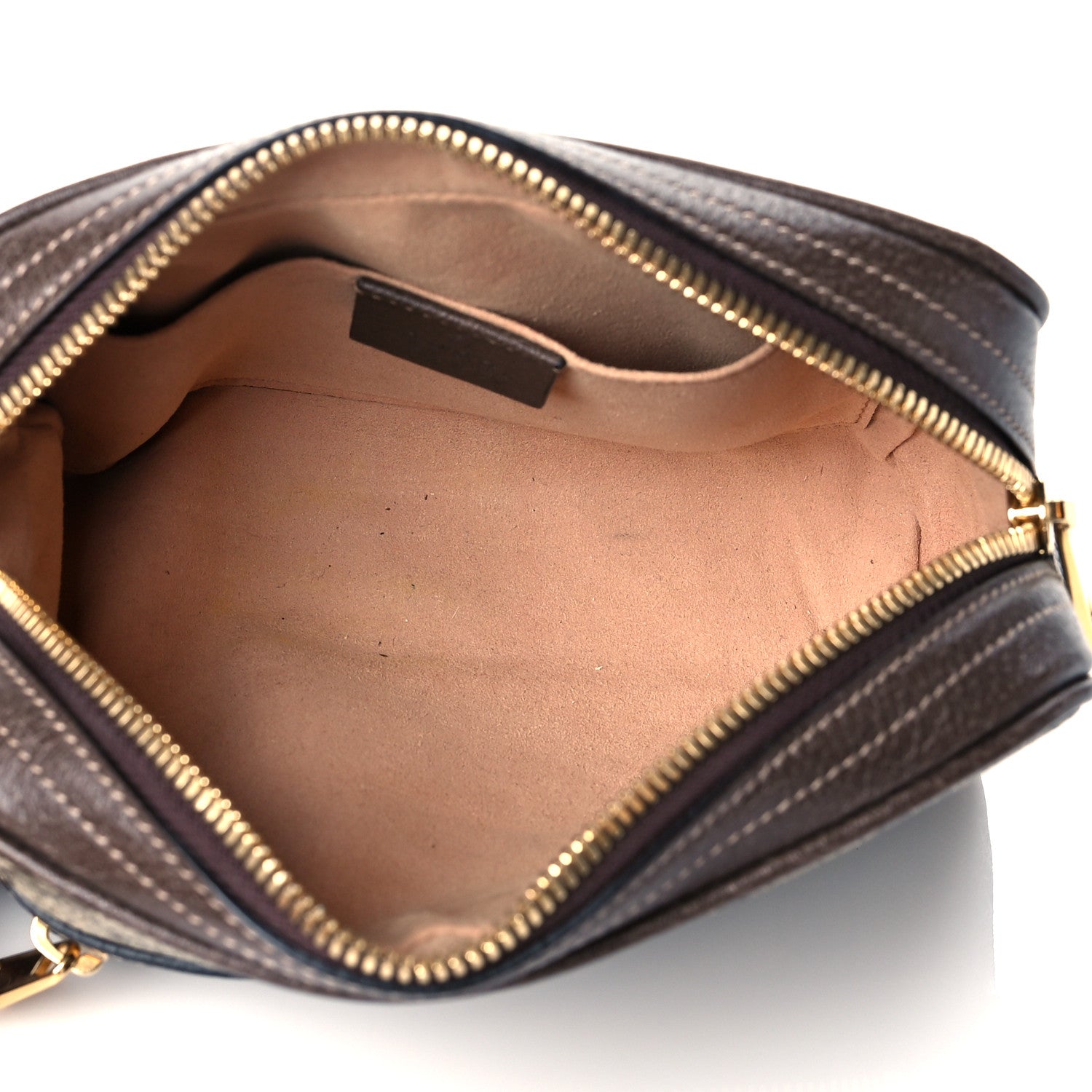 Gucci GG Supreme Monogram Web Small Ophidia Belt Bag 75 30 Dark Brown 5 of 10