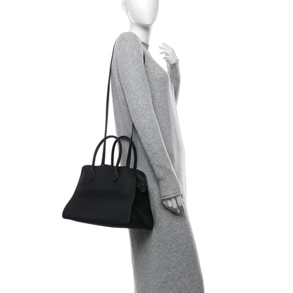 The Row Matte Grained Calfskin Soft Margaux 12 Black 2 of 9