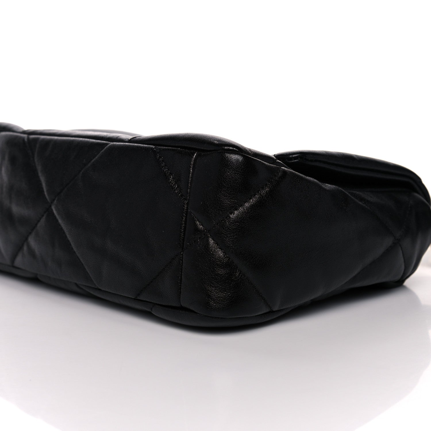 Chanel Goatskin Quilted Medium Chanel 19 Flap Black 9 of 10