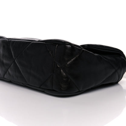 Chanel Goatskin Quilted Medium Chanel 19 Flap Black 9 of 10