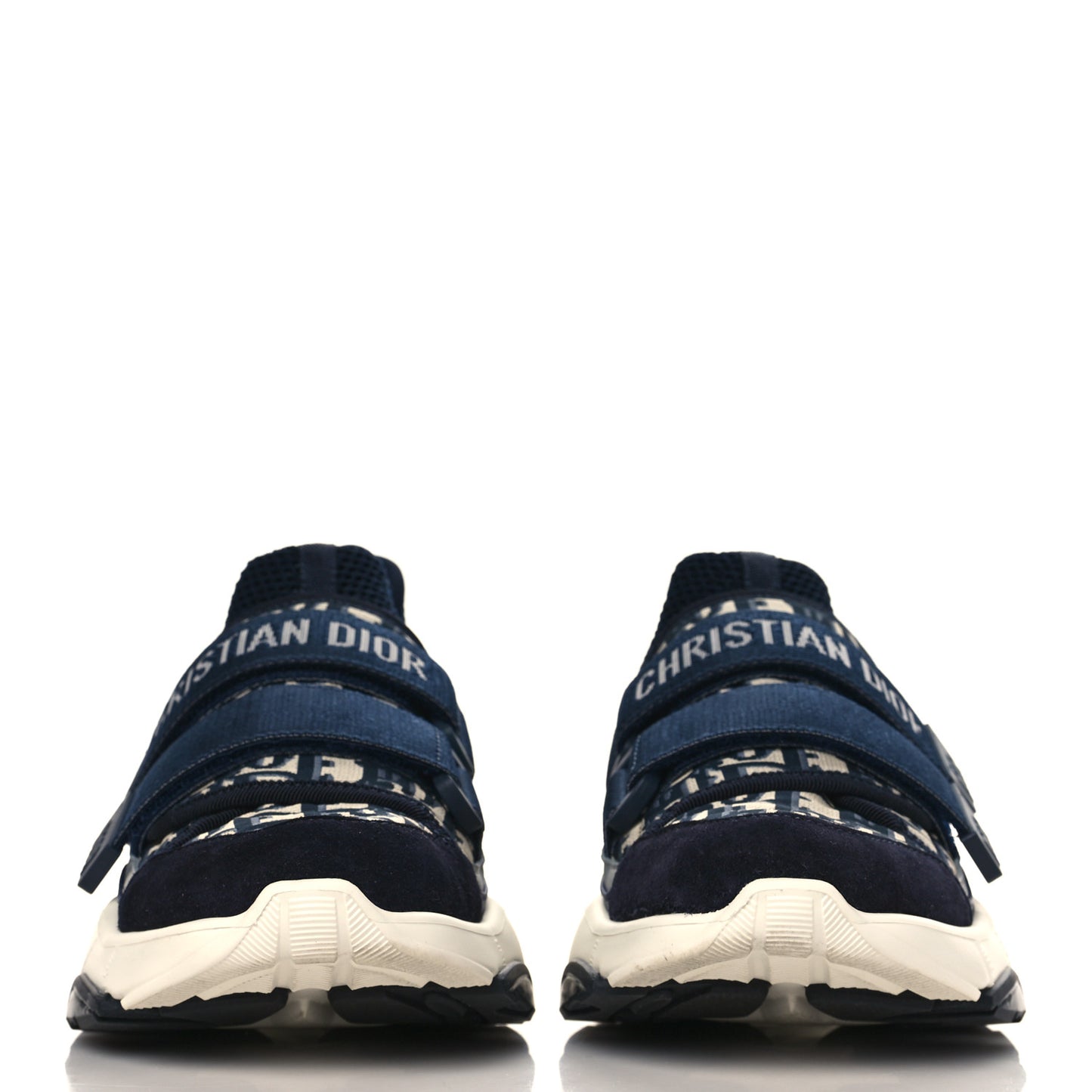 Technical Fabric Oblique Womens D-Wander Sneakers 36.5 Deep Blue