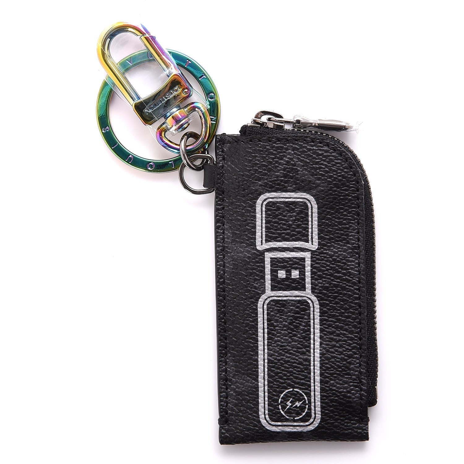 Louis Vuitton Monogram Eclipse Flash Fragment Key Pouch 1 of 6
