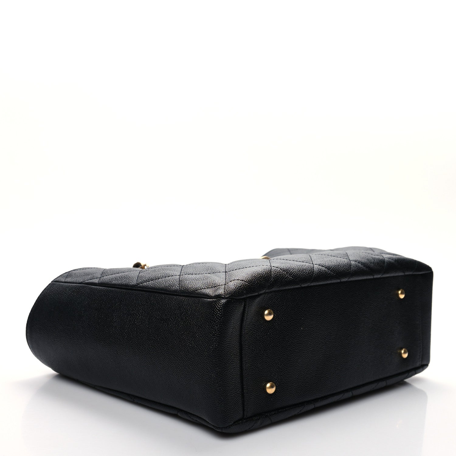 Chanel Caviar Quilted Small Shopping Tote Black 4 of 9
